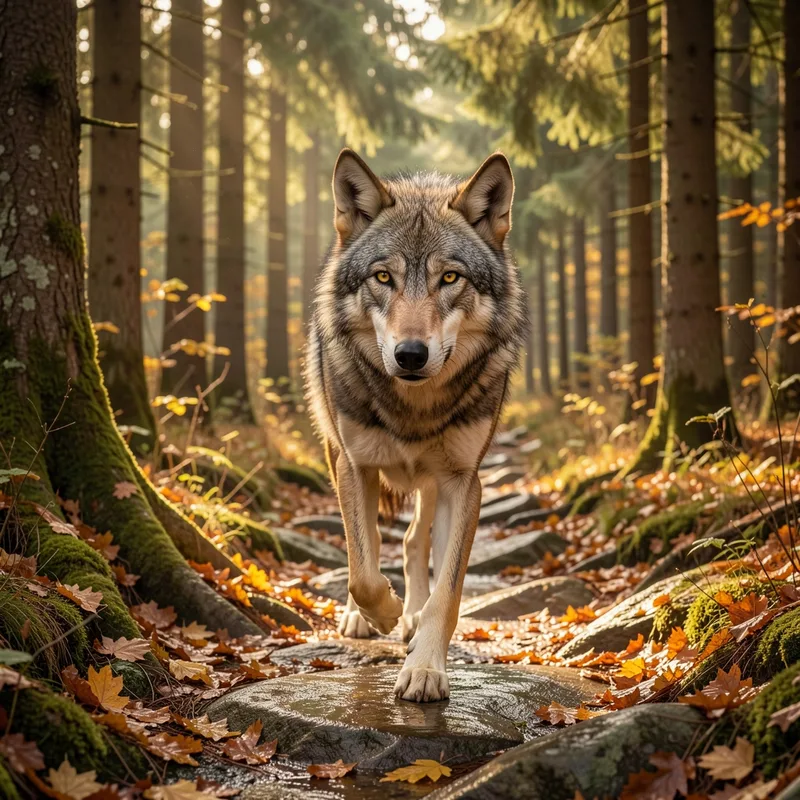 Le caractère du loup gris : traits de personnalité, vie sociale et interactions