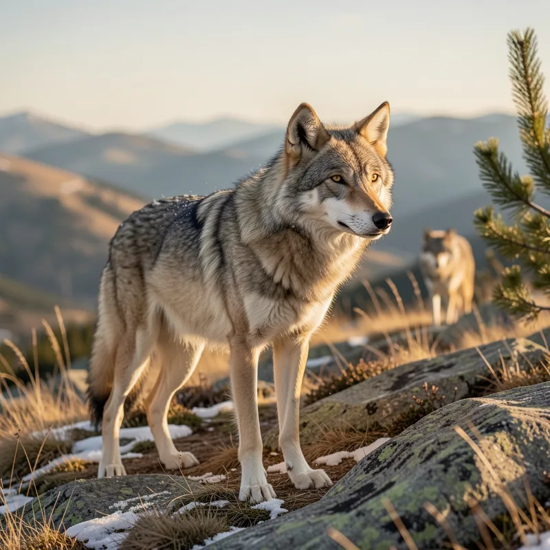 Loup gris : taille, poids, habitat et comportement en 2026