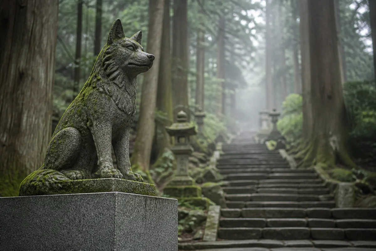 Loup et mythologie japonaise : ōkami, sanctuaires et mangas